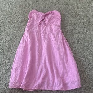 Strapless Pink Sundress - Classic Summer Dress